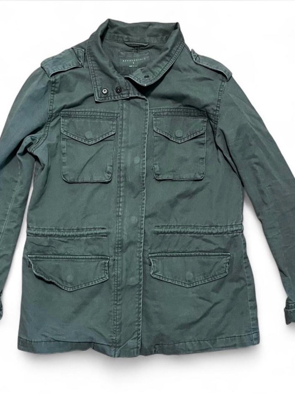 Aeropostale Utility Jacket - Dark Green